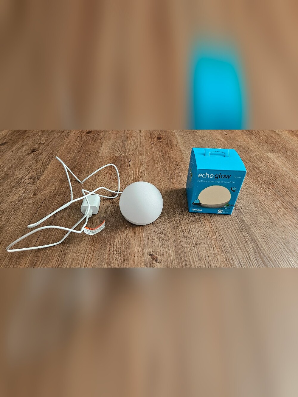 Amazon Echo Glow Multicolor Night Light - White Sphere